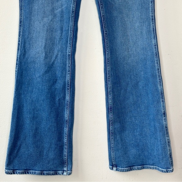 Boyish The Ricky High Rise Exposed Button Front Flare Leg Jeans Size 27 - Picture 5 of 14